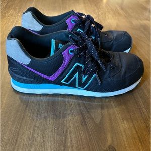 ✨New Balance athletic black,teal, purple shoes✨